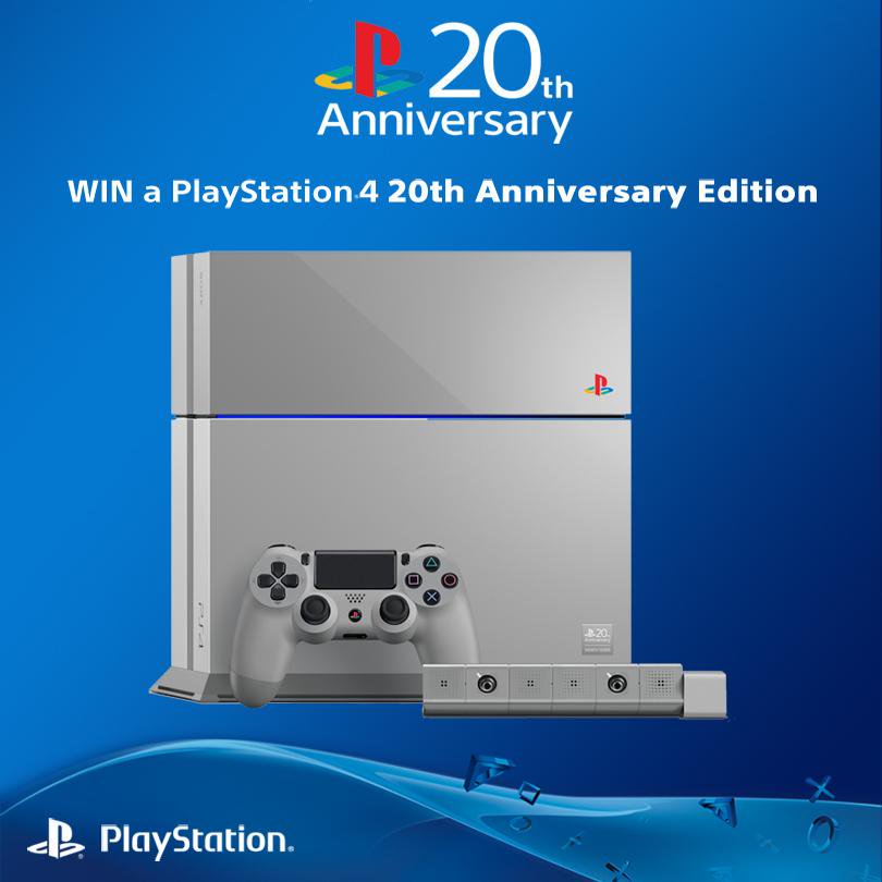 PlayStationNZ on Twitter: "Win PS4 20th Anniversary Limited Edition. Simply Follow, RT &amp; you're in the draw. T&amp;Cs: https://t.co/beMO30CdsS https://t.co/ZeYiD1gp0h" / Twitter