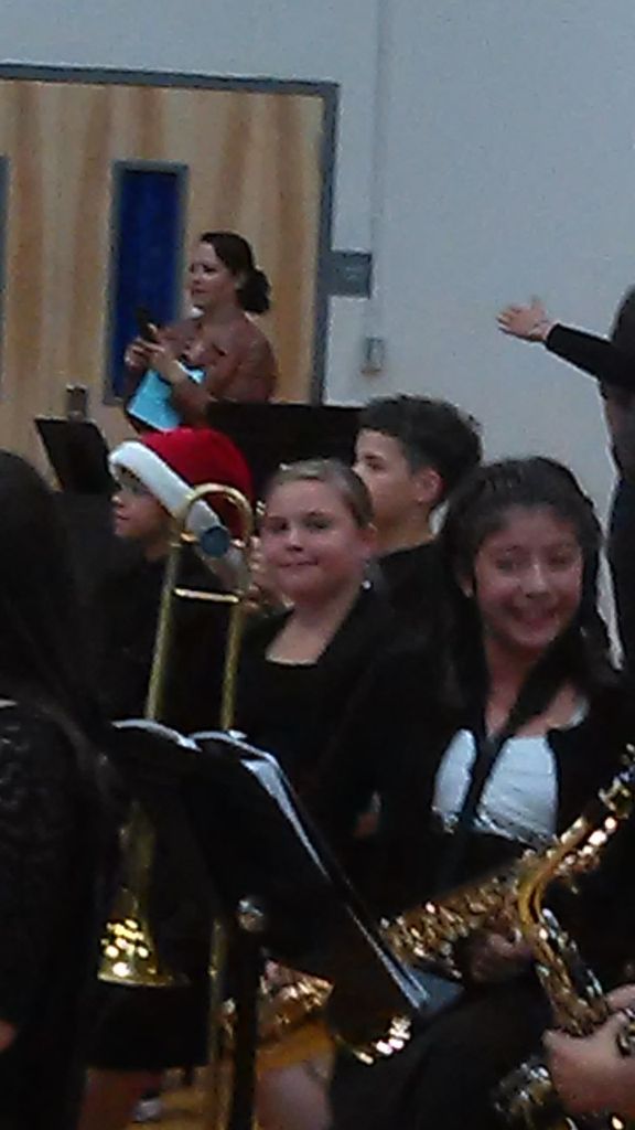 Rozilyn's first band concert, she had a solo 😂