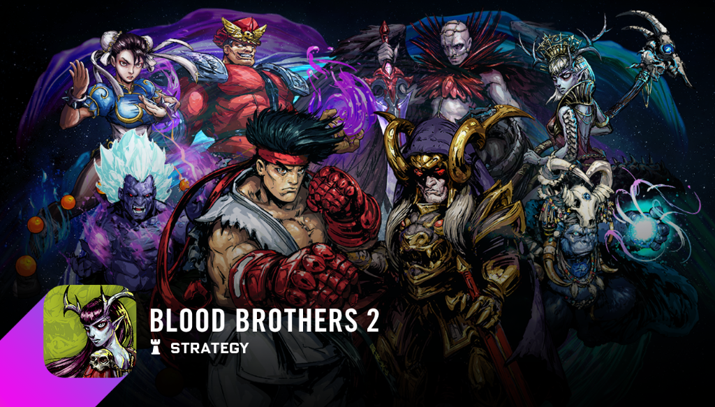 AppStoreGames's tweet photo. Who ordered Blood Brothers 2 with a side of Street Fighter characters? Order's up! https://t.co/6eKvaC7yTm https://t.co/AZgMJE4Cok