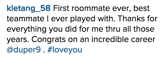 penguins's tweet photo. ICYMI: Kris Letang had a nice tribute post to his teammate, @Duper0009 on Instagram. https://t.co/7FwfN5aIbn https://t.co/RRfCdCaTt8
