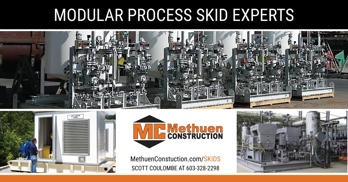 MethuenConst's tweet photo. Contact Scott Coulombe scoulombe@methuenconstruction.com 603-401-1409 #ProcessSkids #PowerGenWeek #Powergen #Modules https://t.co/bWgyylQBZr