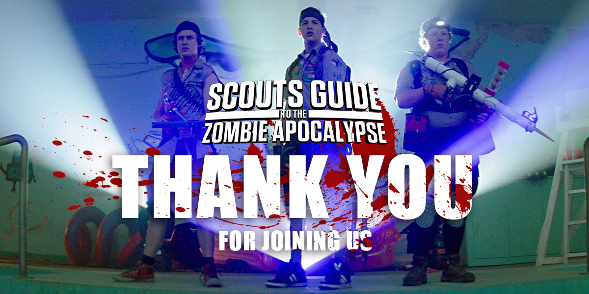 ScoutsVsZombies's tweet photo. Thanks to all you Scouts and Zombies for joining the #ScoutsGuideLive party! https://t.co/FzKR5YpZYZ
