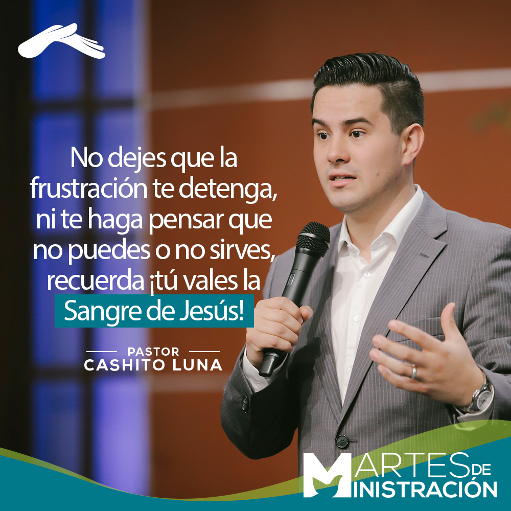 CasaDeDios's tweet photo. No dejes que la frustración te detenga, ni te haga pensar que no puedes, vales la sangre de Jesús. @CashitoLuna https://t.co/kNwteTv7YH