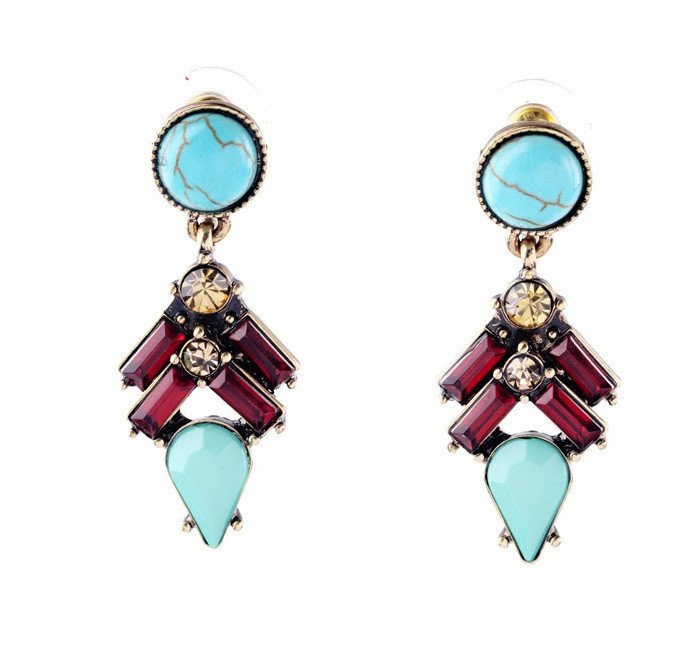TheLargeLife's tweet image. Our lovely Marla Earrings in turquoise &amp;amp; wine, #fashion #style 
{bit.ly/1YXDk0T}