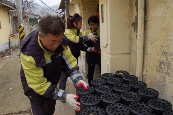 계양의용소방대 사랑의 연탄 배달