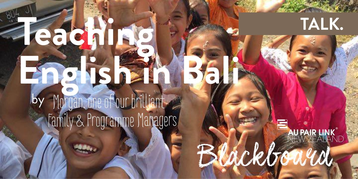 Inspirational #teaching English in #Bali w our very own Morgan #aupairlink #blackboard #talk bit.ly/1R96c4M