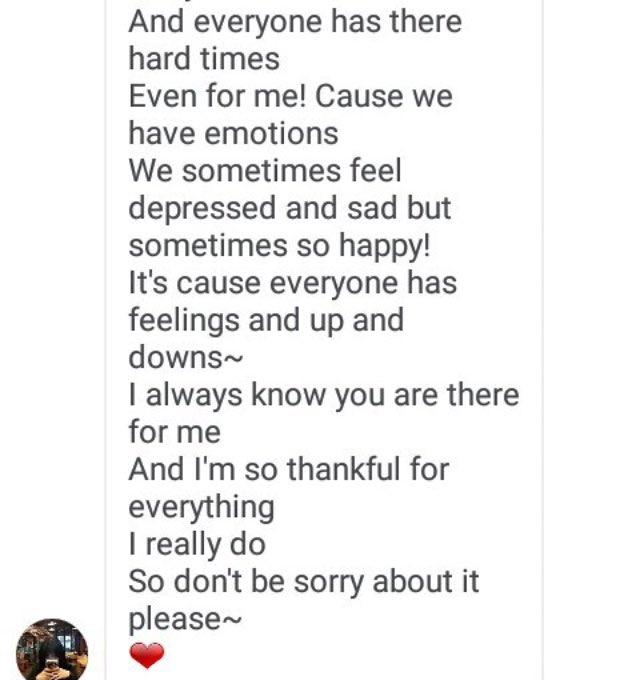 chaeribbons's tweet photo. Jimin's long heartfelt message back to a fan who was going through a tough time. CR: jamieparkjyp's IG https://t.co/1FyxLnLFx0