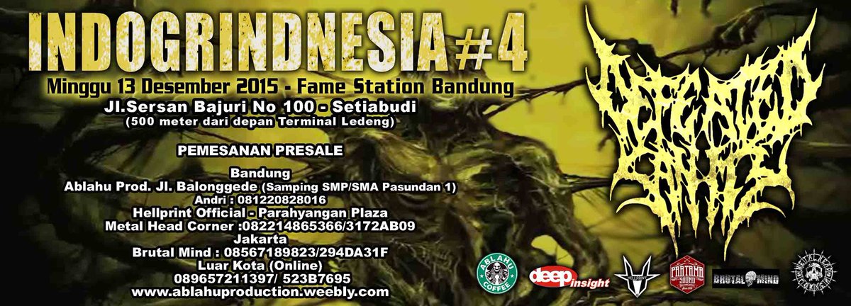 IG#4 coba akomodir kerinduan full konser dg perform DEFEATED SANITY scr "utuh" &amp; "maksimal",13 Des,Fame Station,Bdg