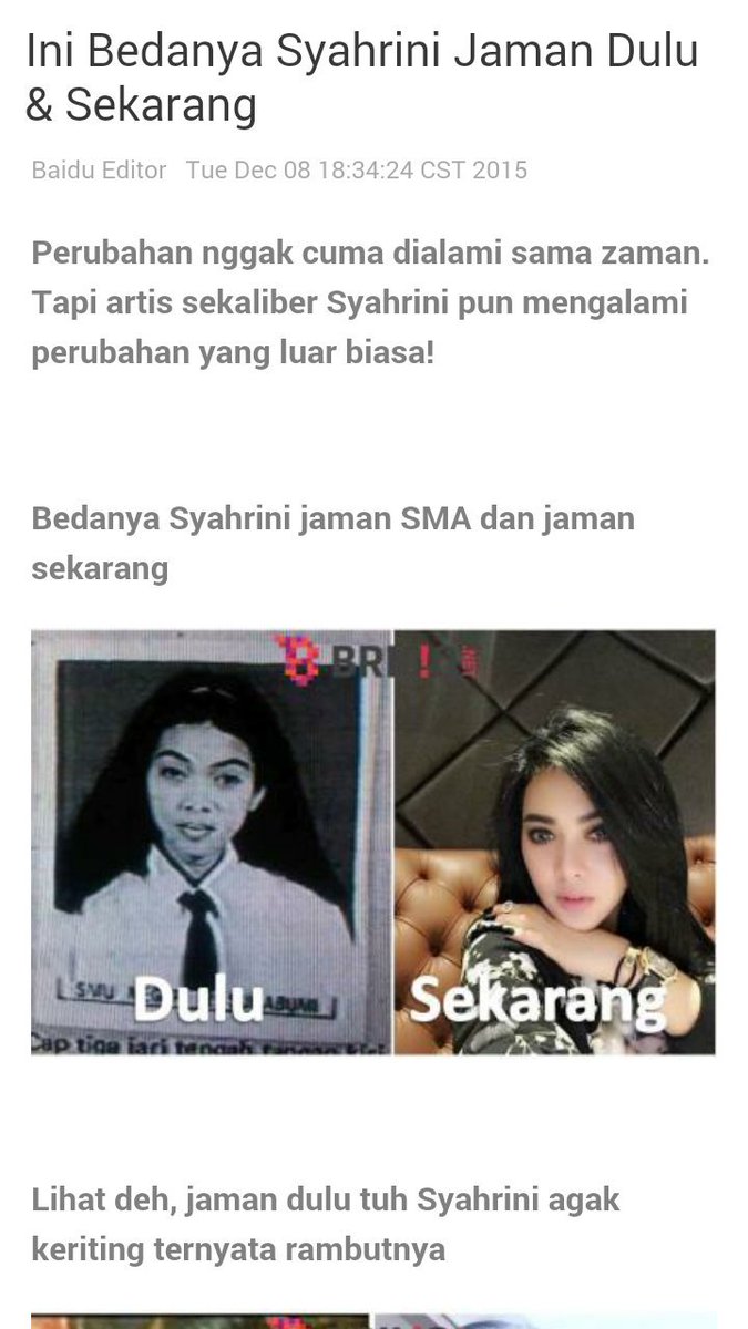 Muka 3 Artis Jaman Dulu Dan Sekarang Syahrini Mulan Jameela Dan Aurel Hermansyah