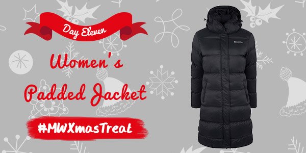 On the 11th day of #Christmas, MW gave to me.. a Women's Padded Jacket! RT &amp; Follow to #WIN bit.ly/1NhWc3l