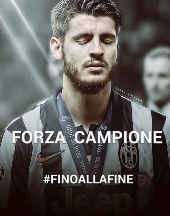 JJuventusGirl's tweet photo. Dedicata A Te Campione Con Immenso Affetto #FinoAllaFineForzaJuventus @AlvaroMorata https://t.co/zZYklwldHL