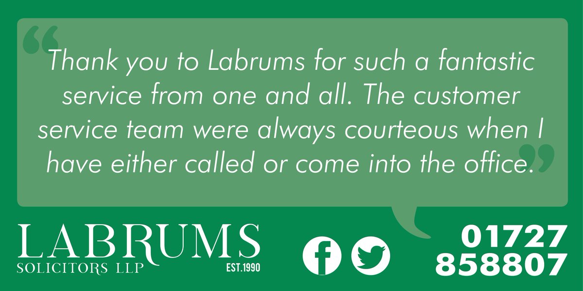 LabrumsStAlbans's tweet photo. Thank you to our valued customers for the lovely feedback. We pride ourselves on the service we offer our clients. https://t.co/G07pbpvV0i