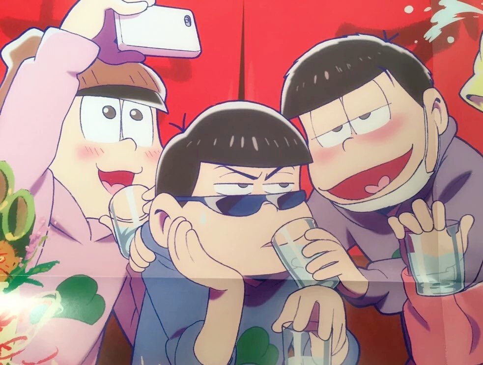 初海 うみ 材だ アニメ誌の描き下ろしでおそ松カラ松 長兄松 の隣りにいる率が高いトド松かわいい 可愛い T Co 3lhaa5a5zi