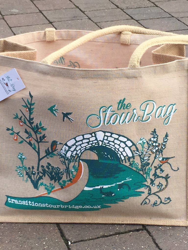 Look what's coming to Stourbridge! Keep your eyes open for these new charity bags to help transform the river!