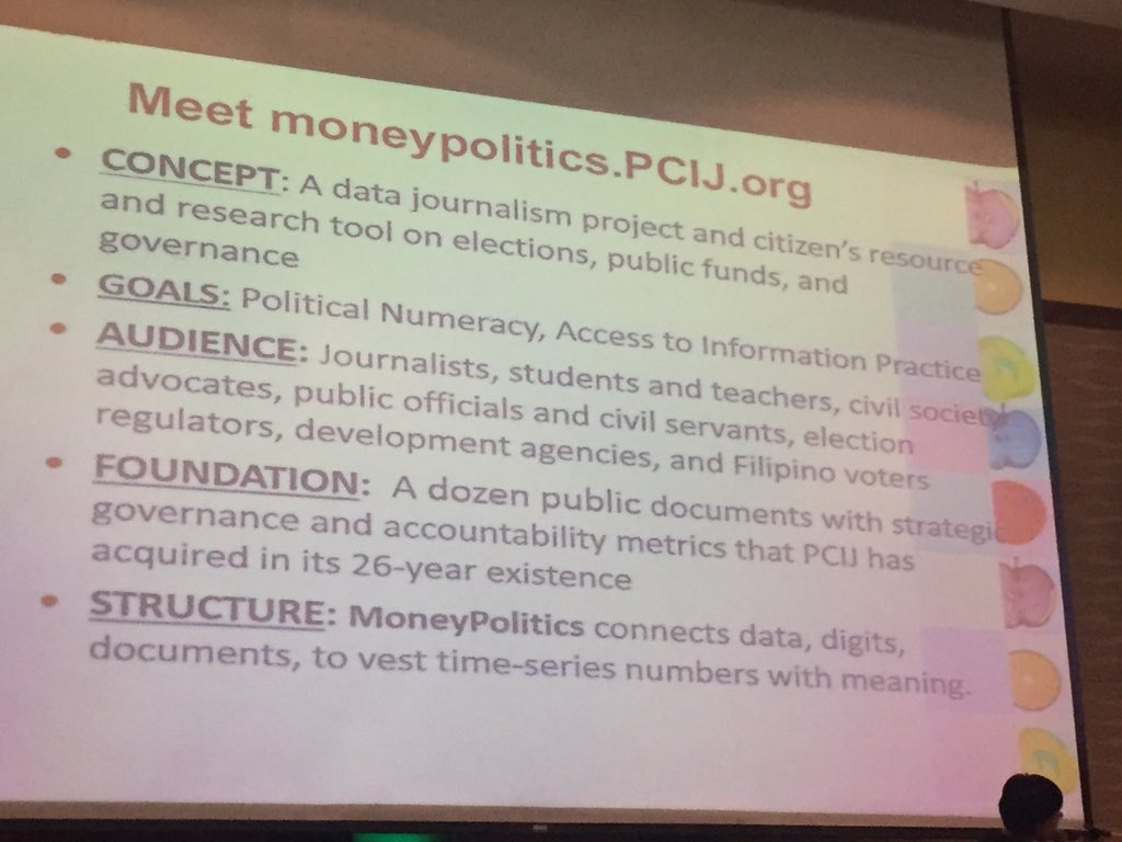 momblogger's tweet image. Meet the moneypolitics.PCIJ.org #DataSummitPH #breakthechain