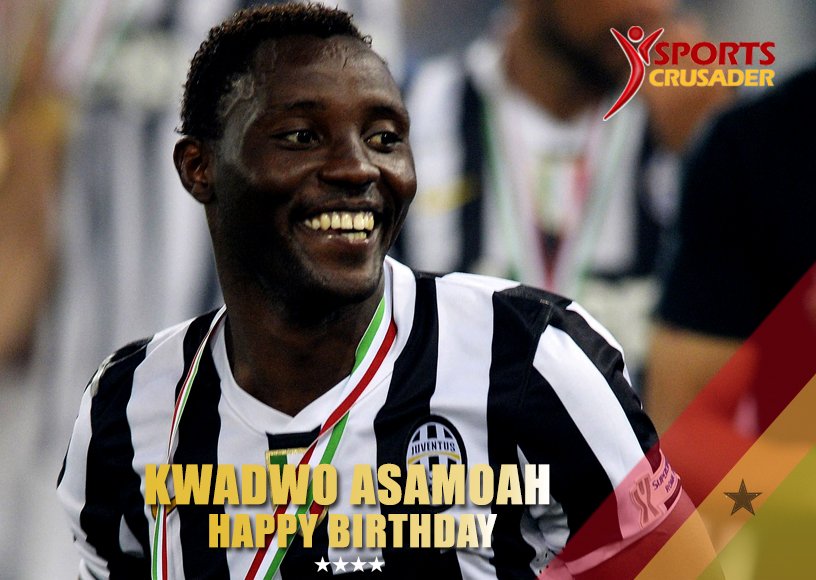 Happy 27th Birthday, Kwadwo Asamoah! Enjoy your day!  