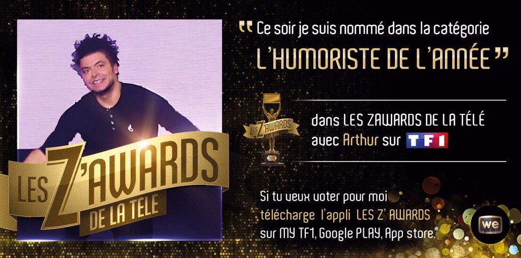 kevadamsss's tweet photo. Vendredi il ya les Z'Awards sur TF1 !! Silvouplait votez pour moi dans les categories Humoriste et Film de l'annee!😘 https://t.co/GBjSP97sRX