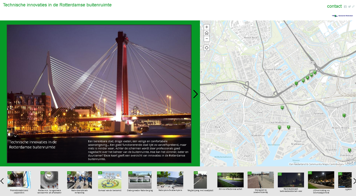 <a href="/rotterdam/">Gemeente Rotterdam</a> is een proeftuin voor innovatie. Digitale innovatiekaart buitenruimte gelanceerd! ow.ly/VEuRR