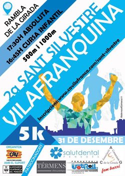 Avui tindrà lloc la segona edició de la cursa de Sant Silvestre per acomiadar l'any! #Vilafranca2015 #stsilvestre