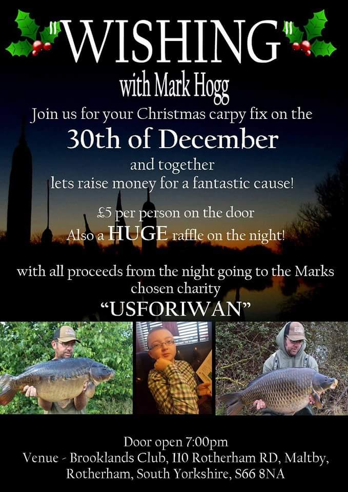 A date for your diary and hope to see you there. Mark is an experienced, successful and determined angler...... 🎣🎣🎣