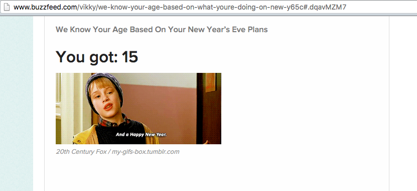 PiiaKuosmanen's tweet image. .@BuzzFeed u know me so well, my true mental age comes out 😂 #NewYearsEve #howoldarewe #teenagedream