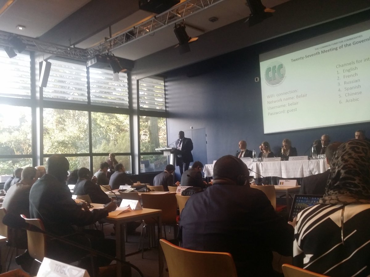 Ali Touré Côte d'Ivoire elected chairman next 28th Governing Council CFC