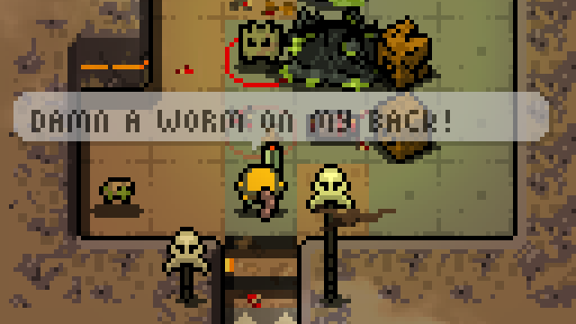 OrangePixel's tweet photo. OMG, a worm on my back! https://t.co/WNuwMKZTDn  Space Grunts update 30 is now live! https://t.co/tQBQhVErIV