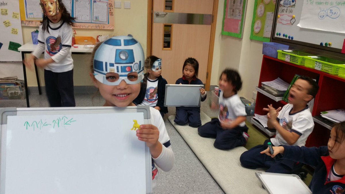 msmachnicki's tweet photo. So proud of my 1st grade comp. programmers for coding robots! The force is strong w/them! #HourOfCode @aishongkong https://t.co/2JOQT7gMUW
