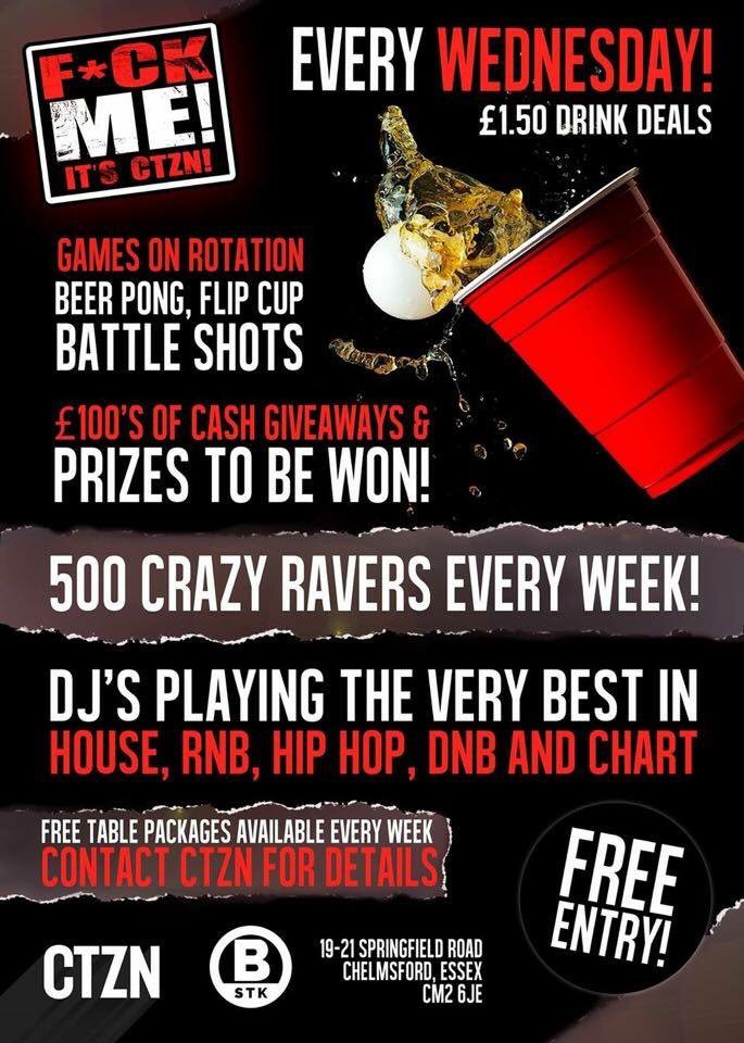 ctznbar's tweet photo. TONIGHT!!! 
- Beer Pong
- Flip Cup
- Free Shots
- Free Entry
Retweet to win a table and a bottle for your group! https://t.co/FG8lfEaOFo
