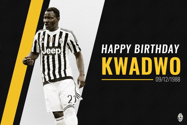 Event:Many happy returns, Asa!: Kwadwo Asamoah is today celebrating his 27th birthday  