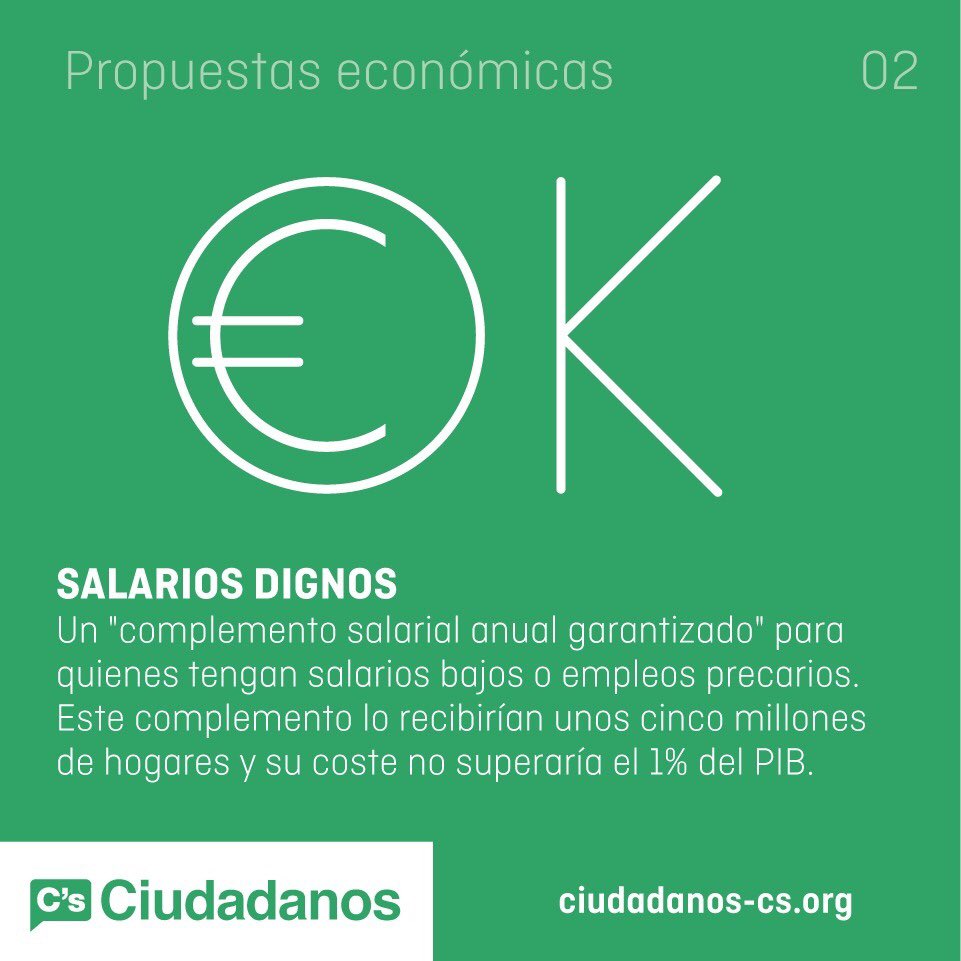 CiutadansCs's tweet photo. .@GirautaOficial "Proponemos un complemento salarial para personas con salarios bajos o empleos precarios" #debateep https://t.co/3maZDISM9X