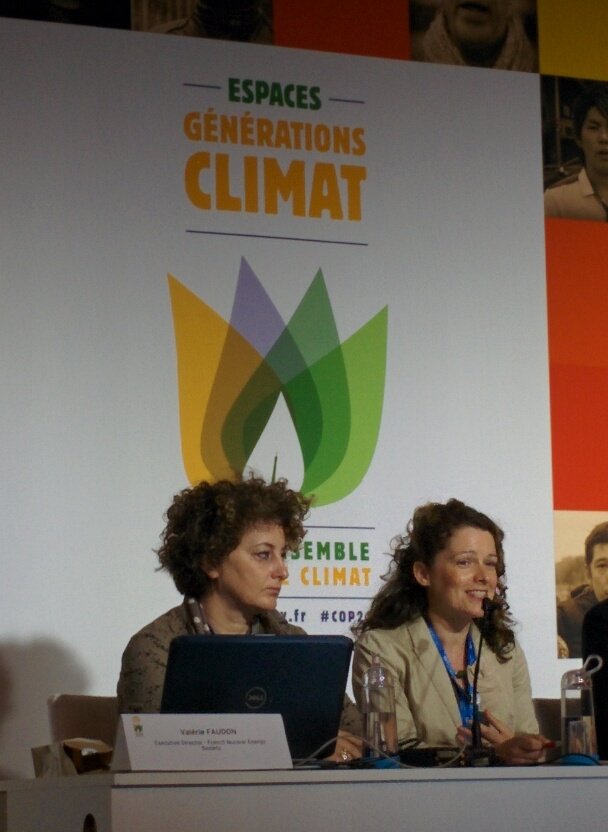 Kirsty Gogan #EnergyforHumanity talking about the nuclear energy as part of the solution @COP21 #Nuclear4Climate