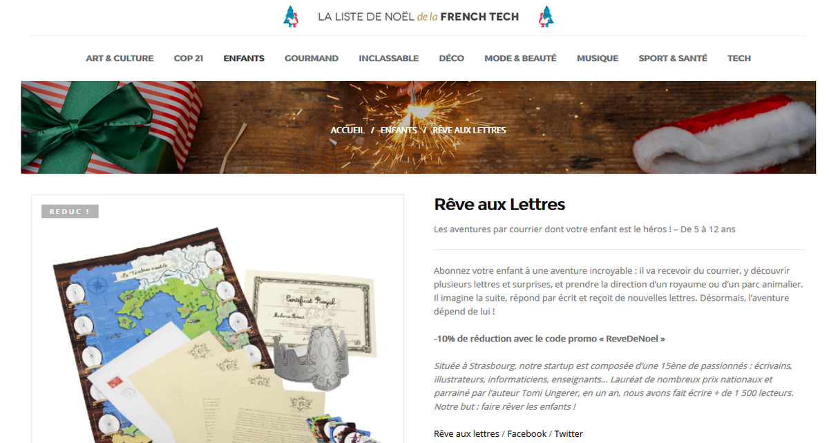 Dream_Letters's tweet photo. Proud to be in!  https://t.co/iRmFWppr53  #noelfrenchtech #christmasgifts #MadeInFrance #giftguide #giftideas #Kids https://t.co/2g2ZqvlozU