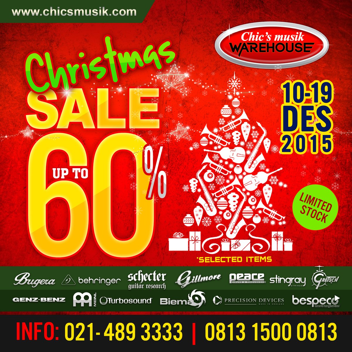 Hmm ada apa nih di #ChicsWarehouse ? ada #ChicsOnSale up tp 60% tweeps! makanye buruan deh tancep gas ke sini...
