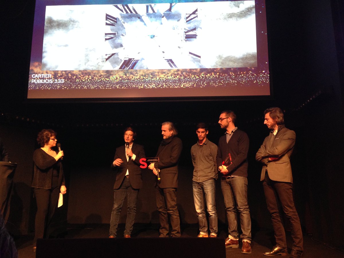 PublicisLuxe's tweet photo. Grand Prix Stratégies du Luxe décerné à #ShapeYourTime Cartier par Bruno Aveillan. Bravo @antoinebonodot and team! https://t.co/ub4SdhwpJG
