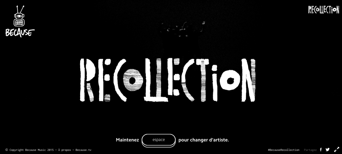 RocheMusique's tweet photo. Having some fun with #BecauseRecollection the new interactive website of @becausemusic -> https://t.co/dMCu6TUO9l https://t.co/rqtD9I95dx