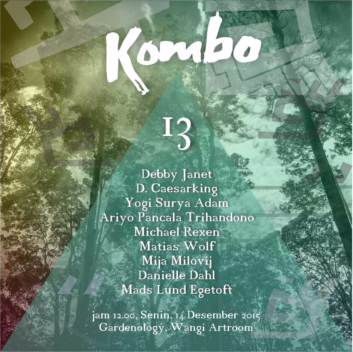 KOMBO Sesi 13: Edisi Spesial

Senin, 14/12/2015
pk.12:00
di Gardenology/<a href="/kedaikoppibell/">kedai koppi bell</a> 

facebook.com/komboimprovisa…