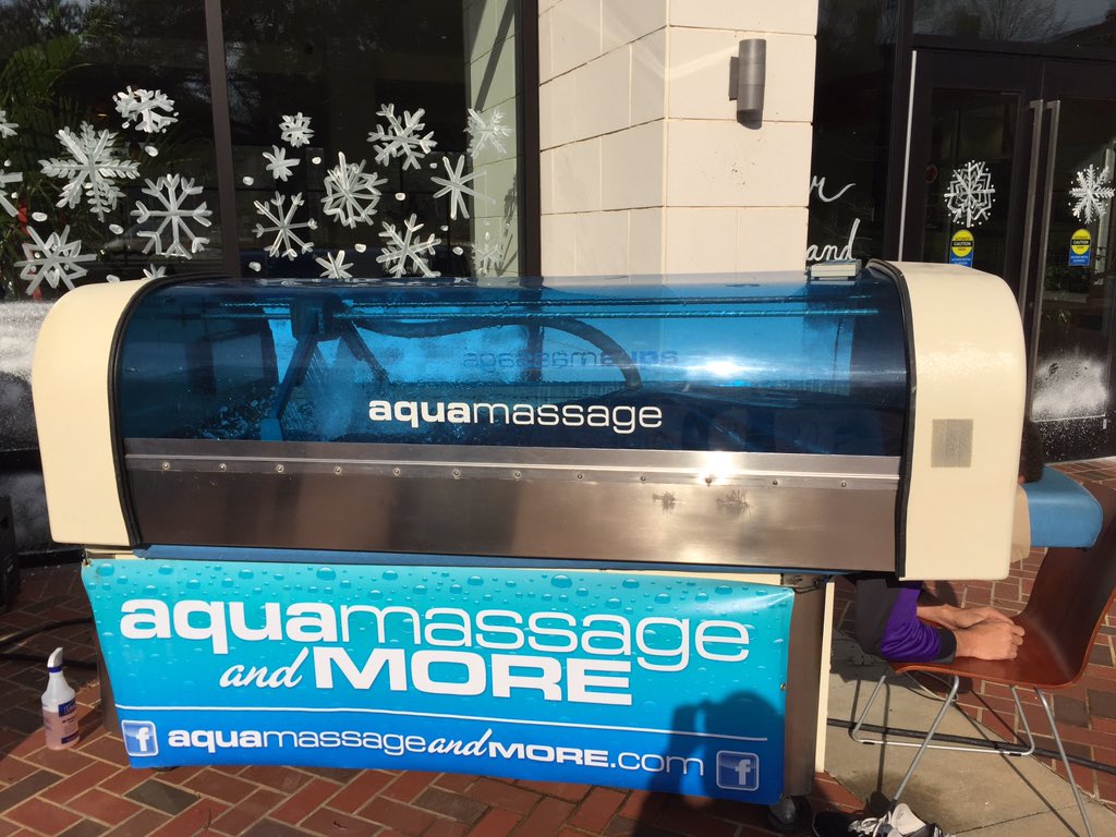 TroneCenter's tweet photo. AquaMassages starting now!! #furman https://t.co/C9c9ukLmdQ