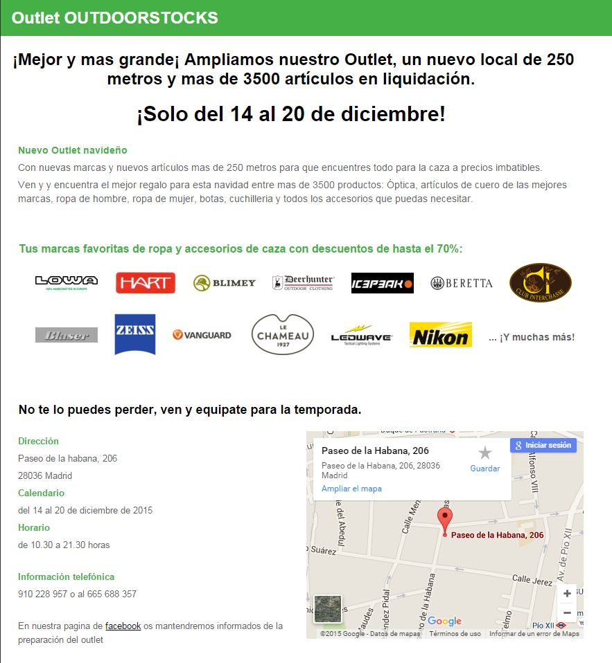 Del 14 al 20 de diciembre os esperamos, con más de 3500 productos de las primeras marcas!!! goo.gl/3CZ0EC