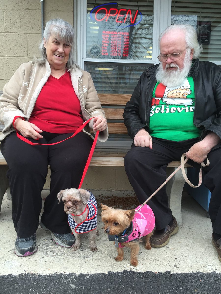 Even Santa knows the best gift is adopting a dog!