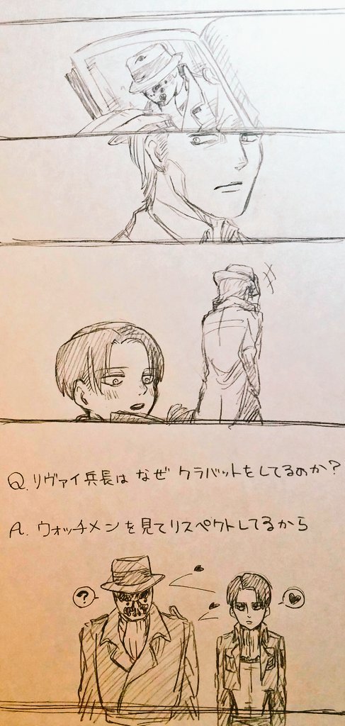 ※別マガネタバレ
#進撃の巨人一問一答ネタ #リヴァイ兵長 
