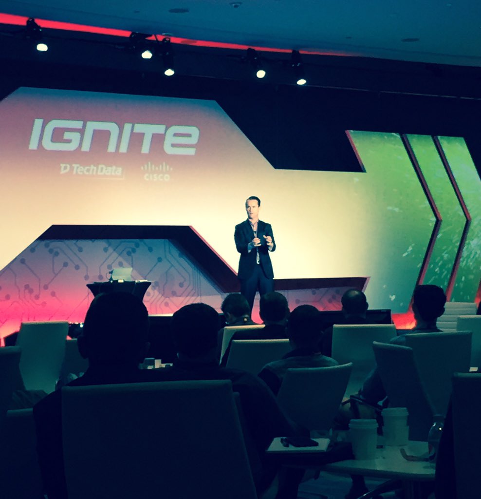 asormannilsson's tweet photo. Good to hang out with this guy in Miami positively disrupting at #Ignite15 @PeterGSheahan @tech_data @cisco https://t.co/vWGkox5B6A
