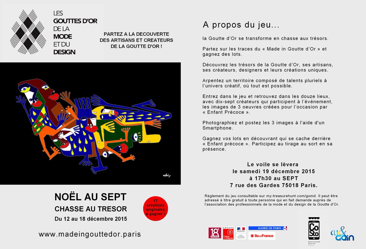 La chasse au trésor commence bientôt ! Du 12 au 18, participez à notre jeu "Noël au Sept" pour gagner une création !