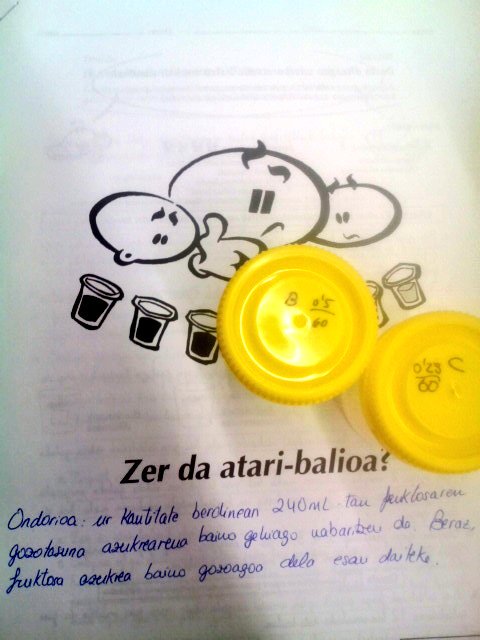 ArrobaTaldea's tweet photo. Atariko balioa fruktosatekin C potetxoan aurkitu dugu;1gr fruktosa 240ml uretan! Ondorioz...  @NaturZientziak #apqua https://t.co/knI1esdlO9
