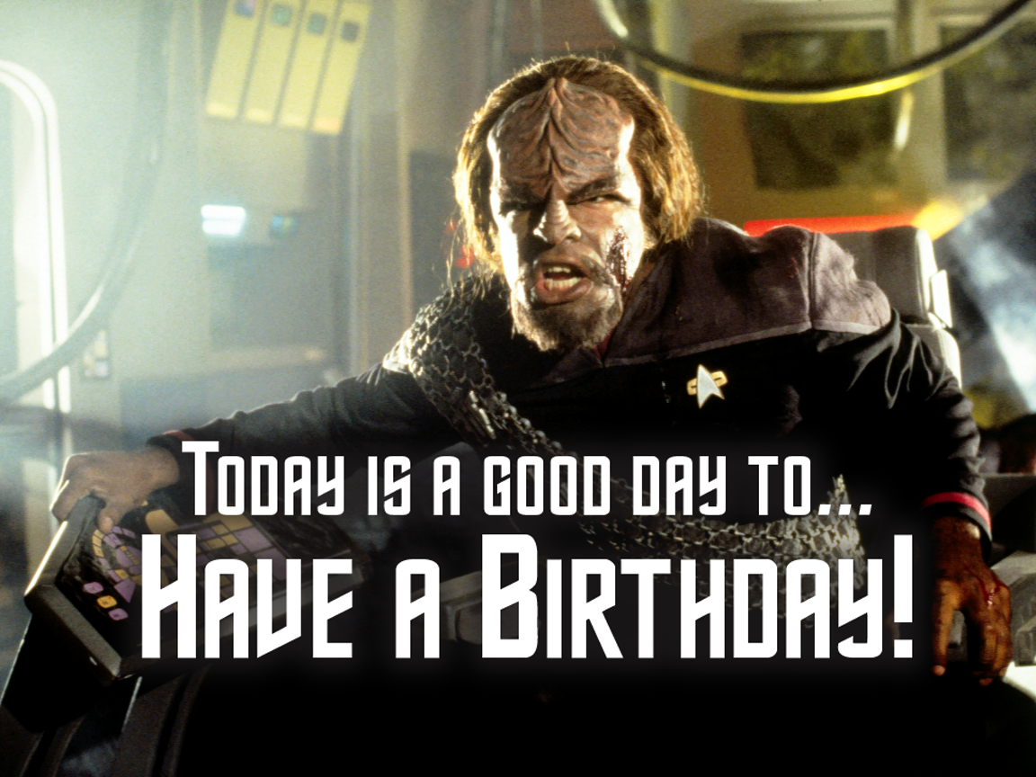 Today is a good day...to have a birthday! Happy Birthday Michael Dorn !  