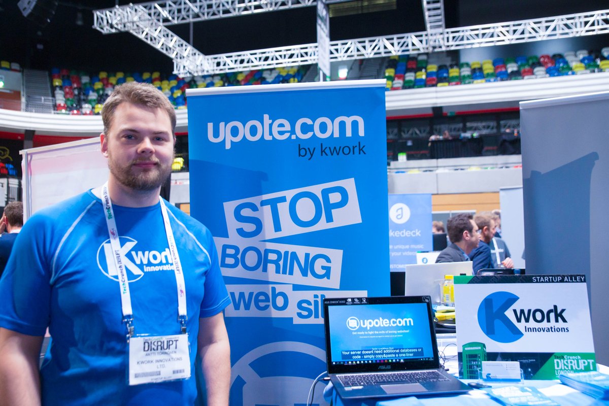 upotecom's tweet photo. https://t.co/aqixE6Omtw featured in Techrunch Disrupt 2015 London! #TCDisrupt #Stopboring https://t.co/ujmcnmvmrz