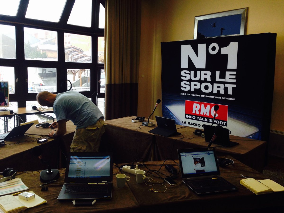 Le studio se prépare ! Suivez tous les shows <a href="/RMCsport/">RMC Sport</a> en direct de <a href="/LesMenuires/">Les Menuires</a> durant les #RMCSportGames