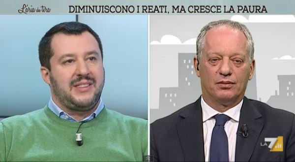 matteosalvinimi's tweet photo. #Salvini: oggi molti non denunciano nemmeno più i reati subiti perché sanno che non otterranno NIENTE. #lariachetira https://t.co/Y78dOO8cn5