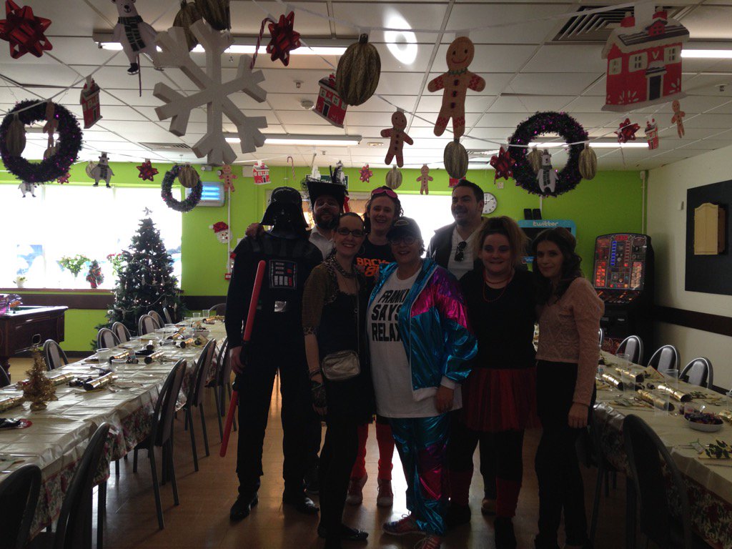80s Christmas dinner at Bas 2