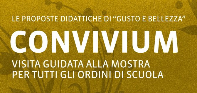 gustoebellezza's tweet photo. Visita guidata alla mostra “Convivium” per tutti gli ordini di scuola... > https://t.co/MR1uS1W0nR
#gustoebellezza https://t.co/0fAXmGqnnW